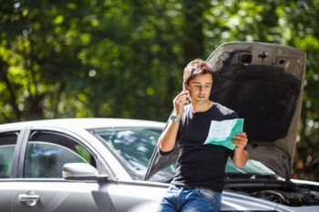 Man Calling for Car Appraisal